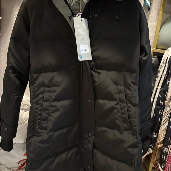 CANADA GOOSE WOMENS Shelburne Water Resistant 625 Fill Power Down Parka Black - Picture 4 of 10